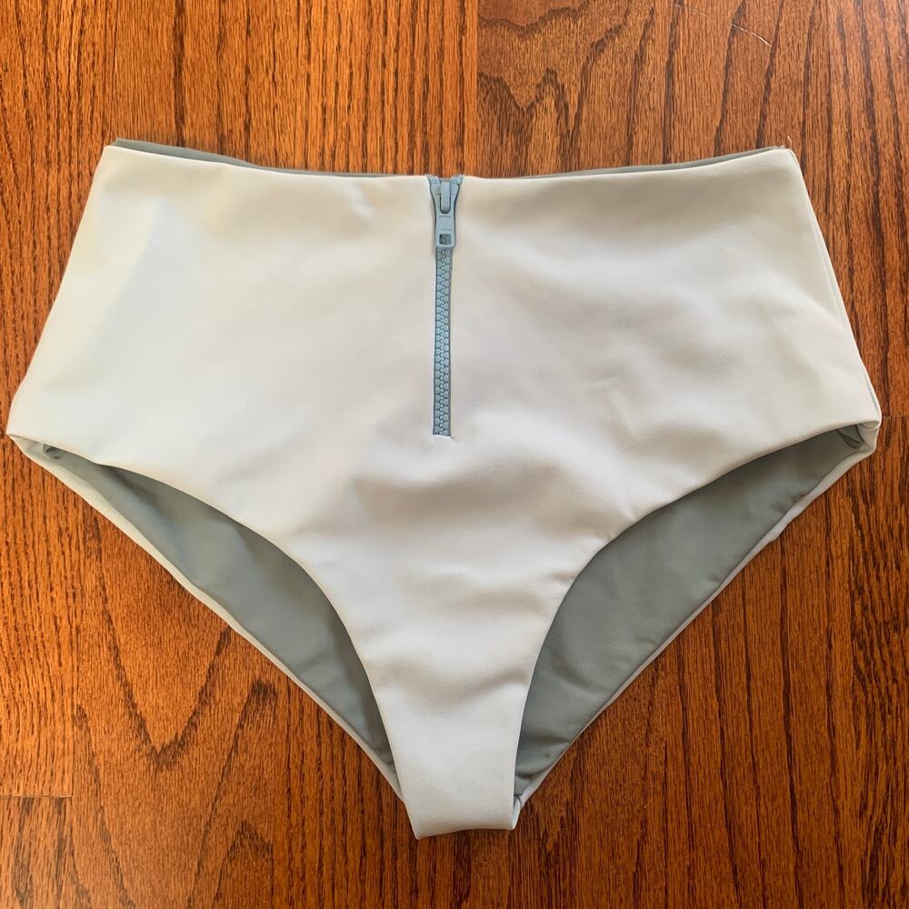 Fella Zip Front Swim Bottom | Pale Blue | Size Small